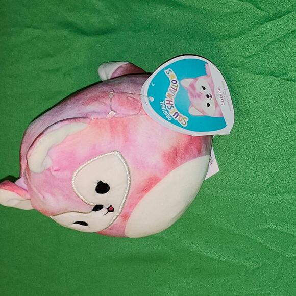 BLACK FRIDAY SALE - Squishmallows Pink and White Stuffed Animal Plush - Picture 5 of 11